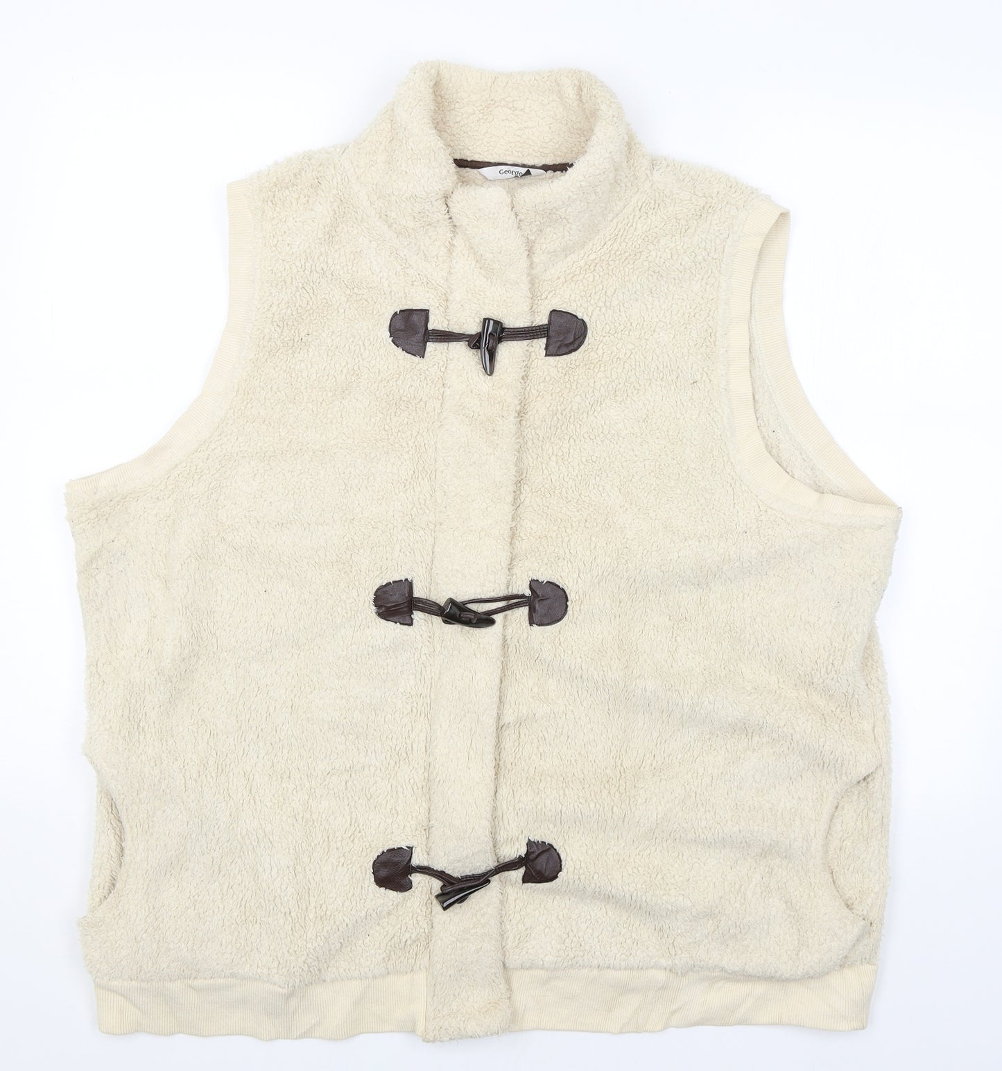 George Womens Beige   Vest Jumper Size 24