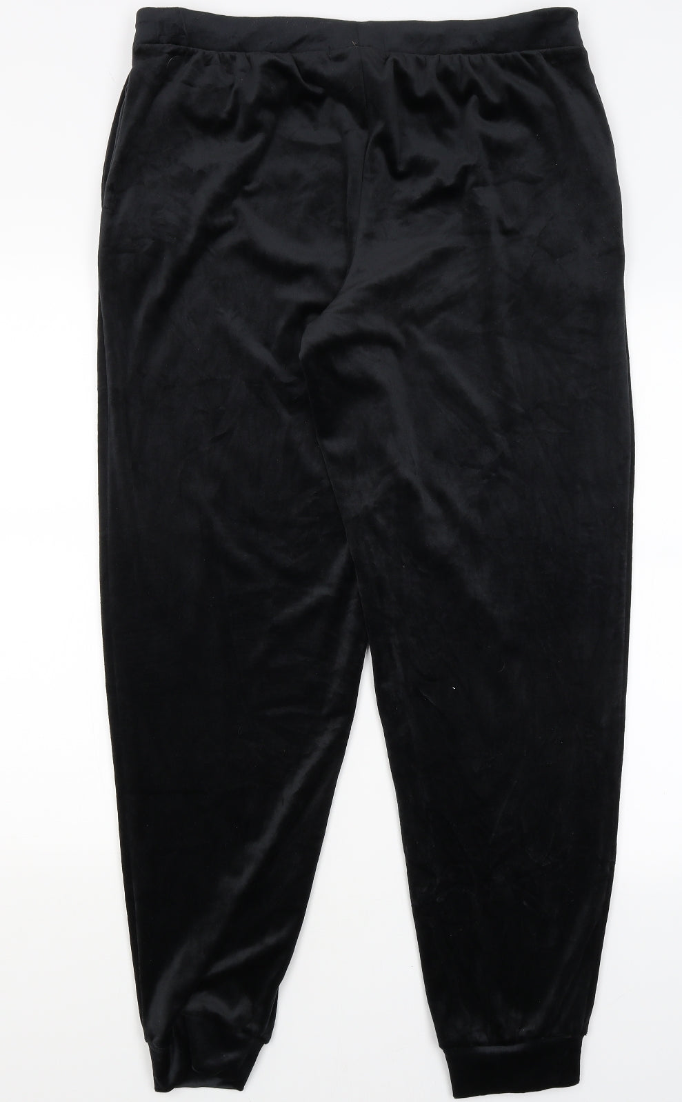M&S Womens Black Solid  Capri Lounge Pants Size 16