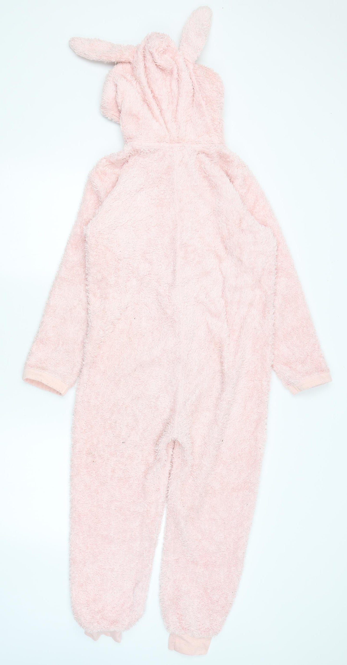 Young Dimension Girls Pink Solid  Top One Piece Size 10-11 Years  - Rabbit