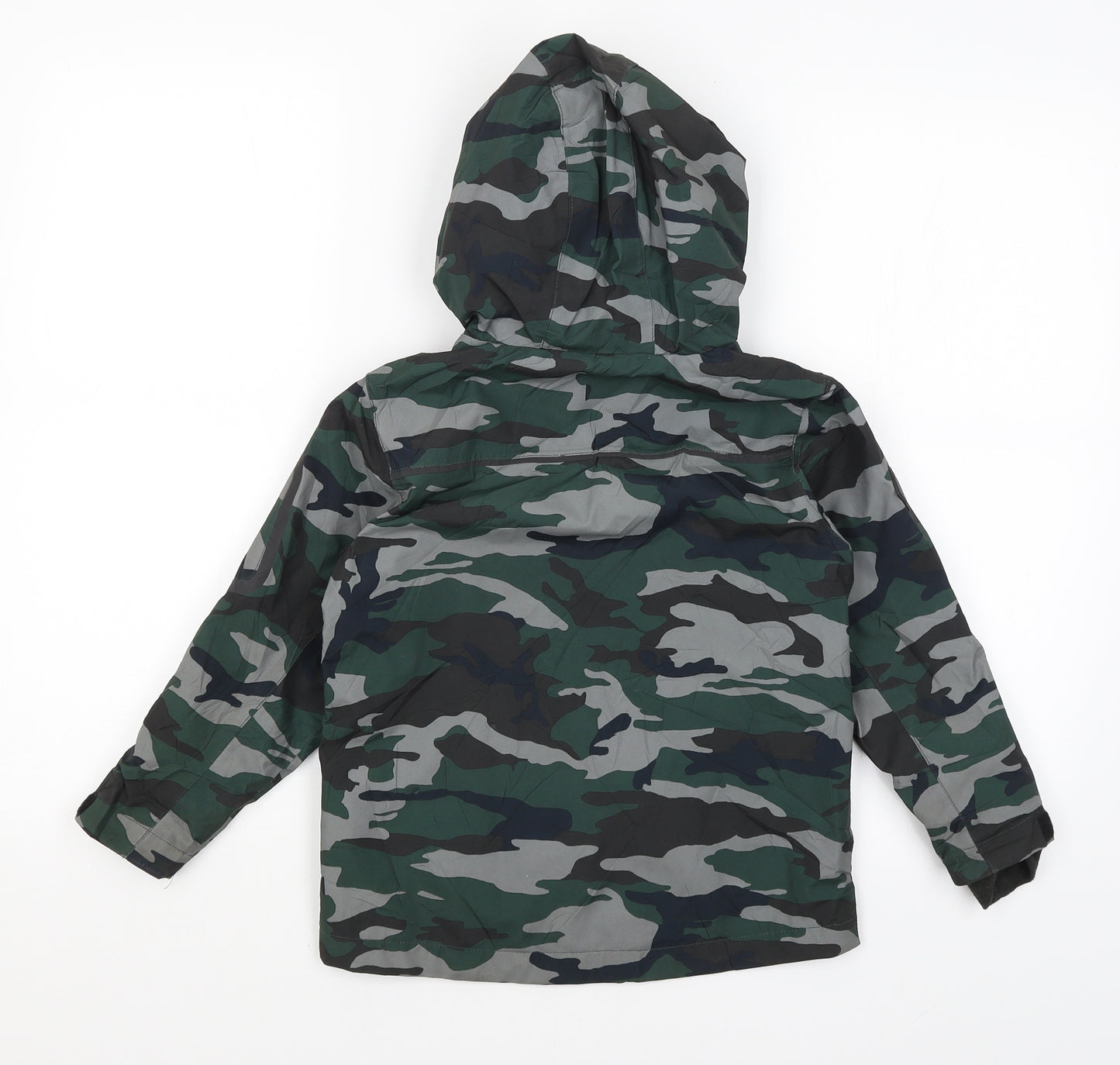 NEXT Boys Green Camouflage  Rain Coat Coat Size 5 Years
