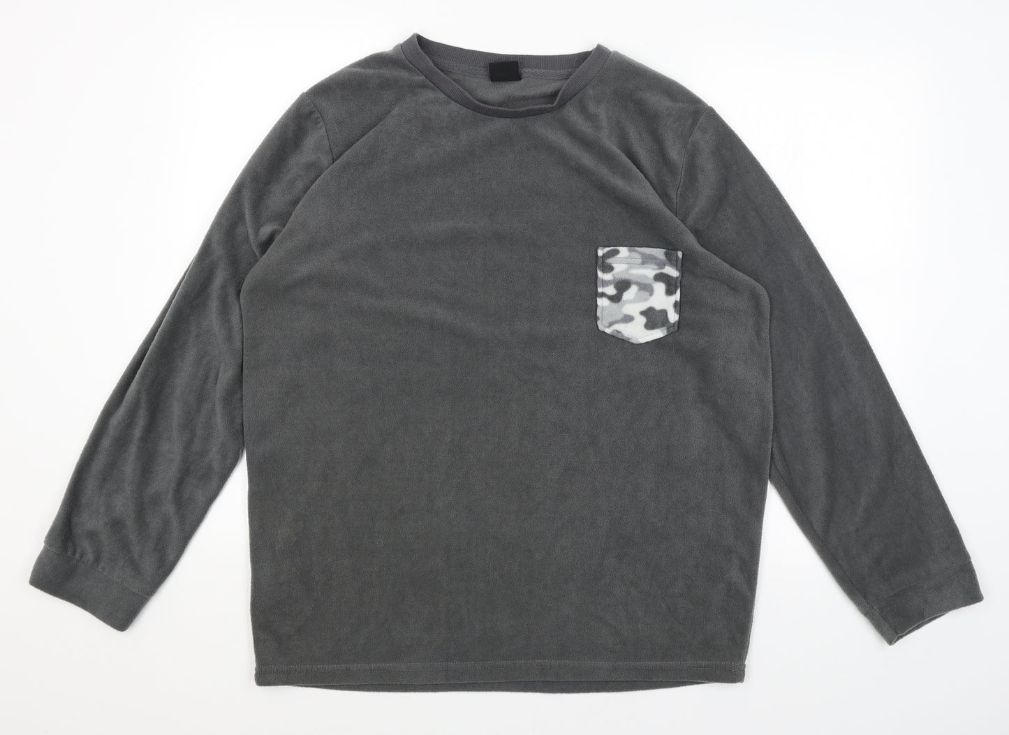 City Comfort Mens Grey Solid   Pyjama Top Size XL