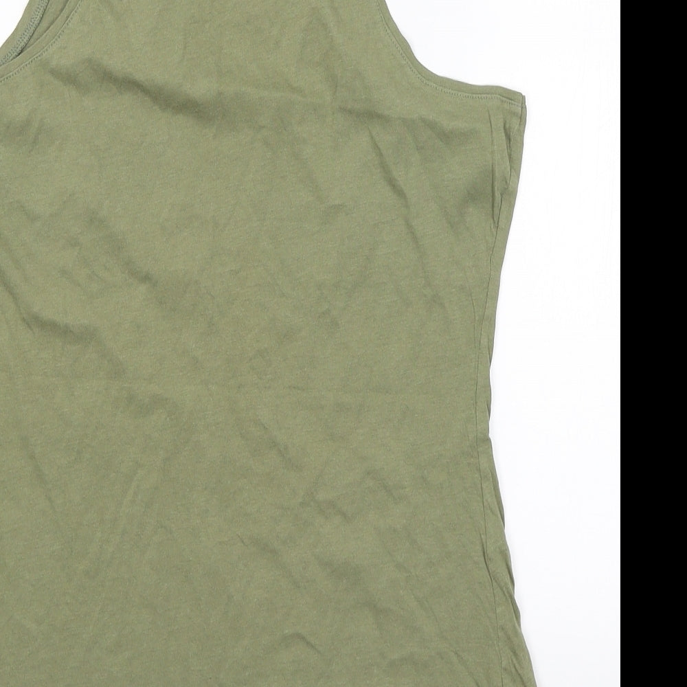 ASOS Womens Green   Basic Tank Size 14