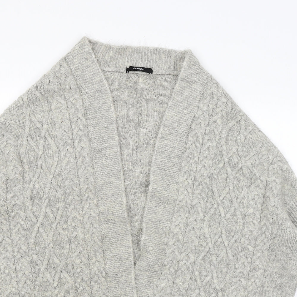 George Womens Grey   Cardigan Jumper Size L