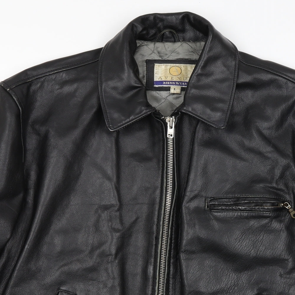 Avenue Mens Black   Jacket  Size L