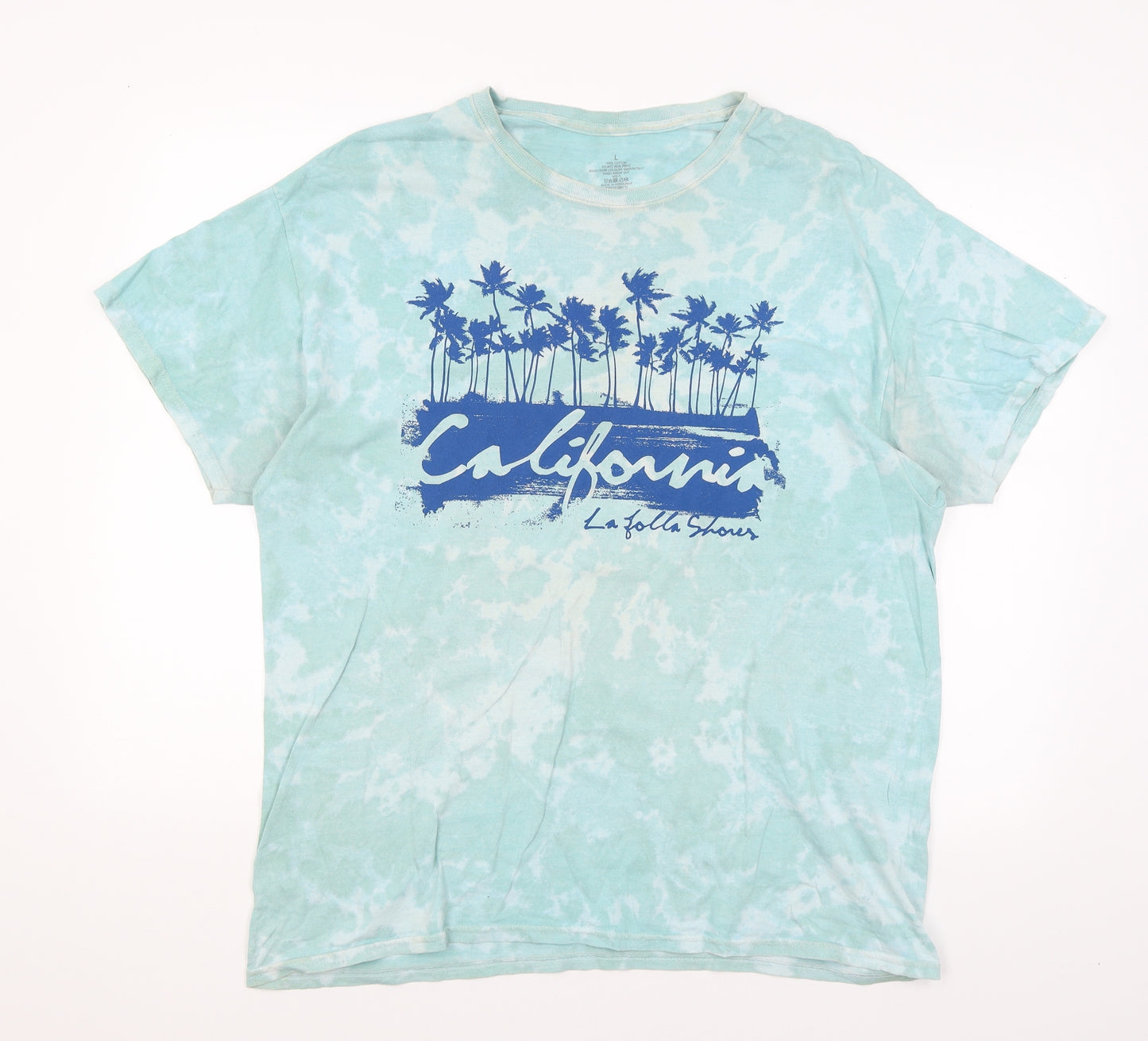 Preworn Mens Blue    T-Shirt Size L  - California