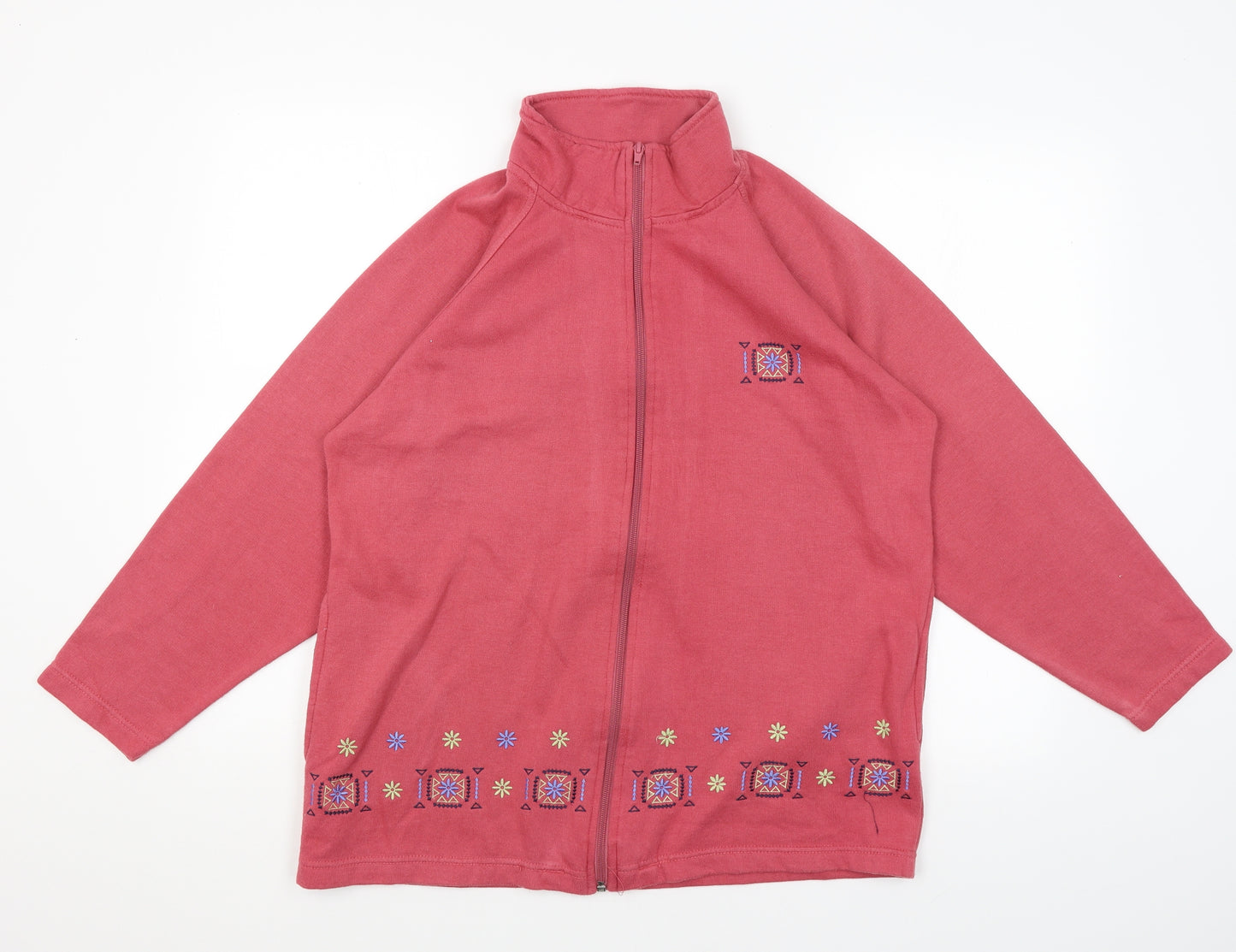 Classics Womens Pink   Full Zip Jumper Size 12