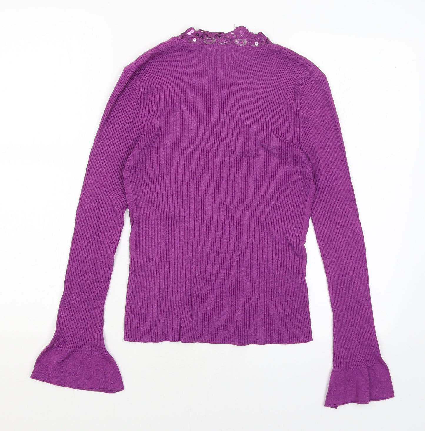 Preworn Womens Purple   Basic T-Shirt Size M