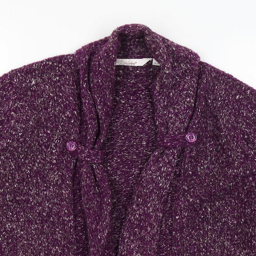 EWM Womens Purple   Cardigan Jumper Size 14
