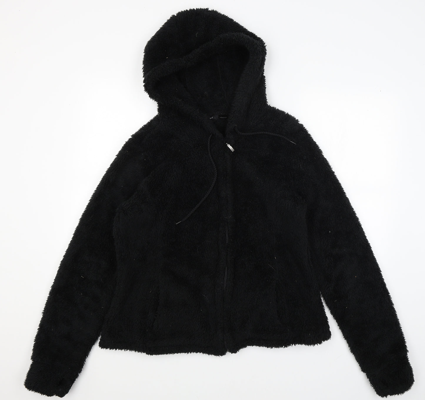 ESMARA Womens Black   Full Zip Hoodie Size 14