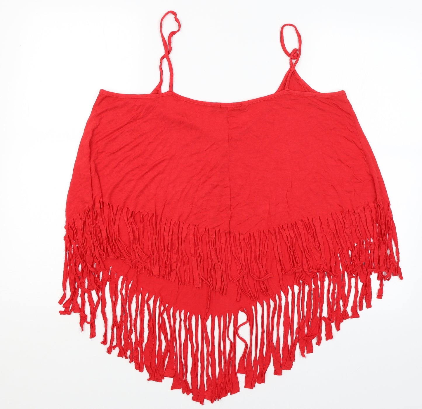 Boohoo Womens Red   Basic Tank Size 20