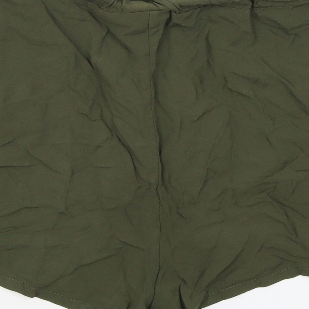 Primark Womens Green   Hot Pants Shorts Size 16