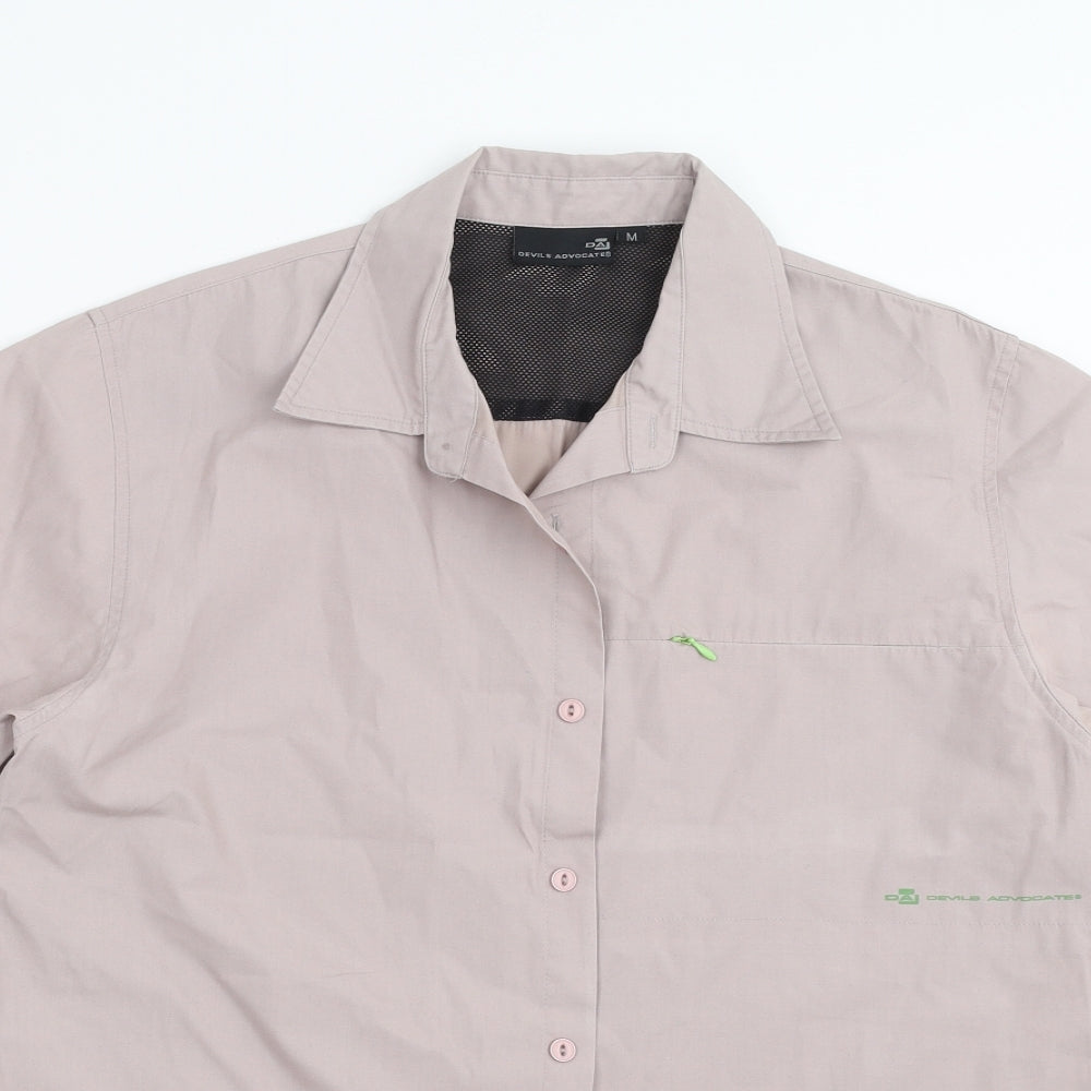 devils advocate Mens Purple    Button-Up Size M