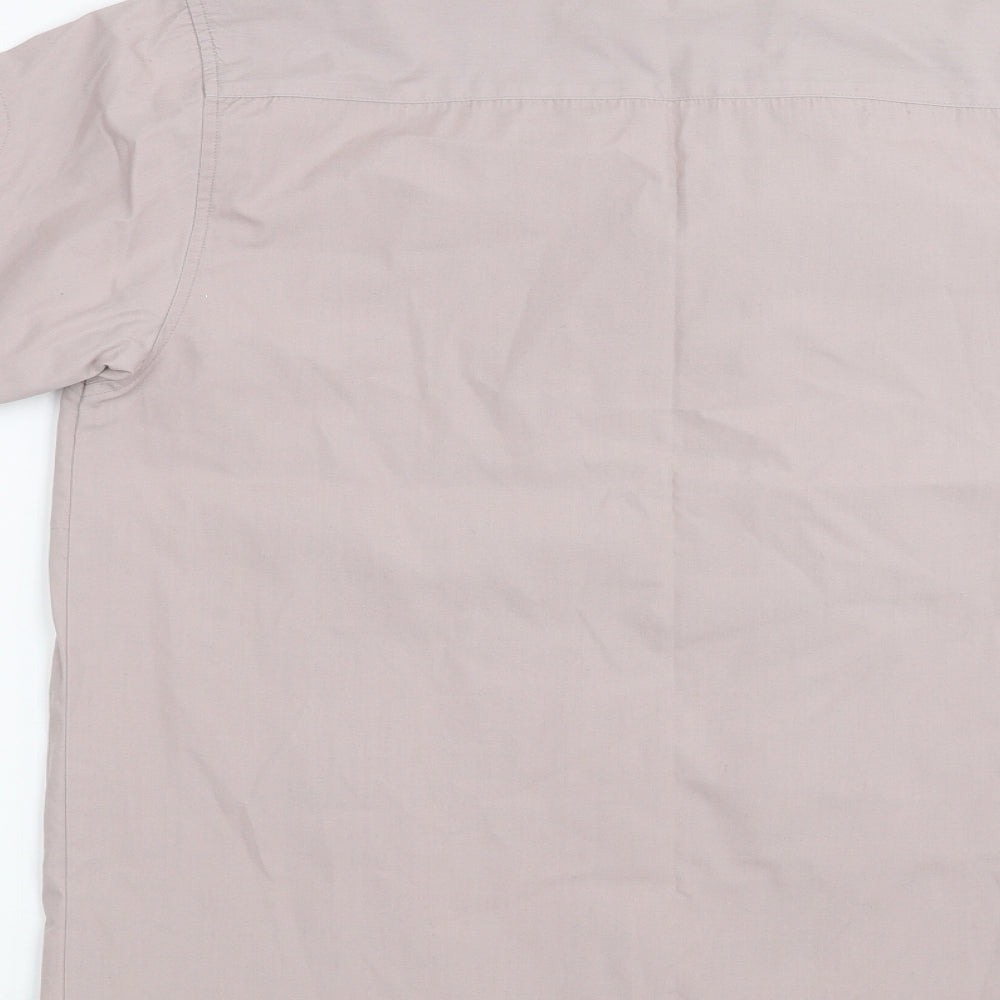 devils advocate Mens Purple    Button-Up Size M