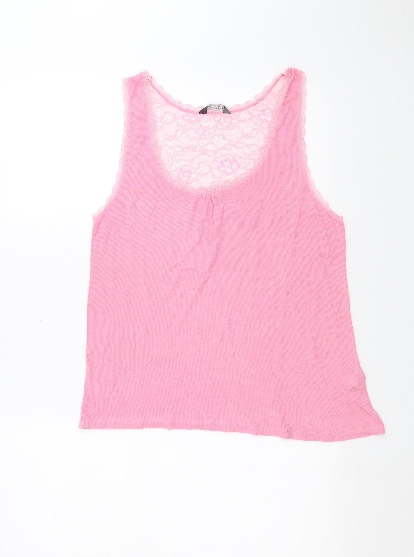 Limited Collection Womens Pink   Basic Tank Size 16