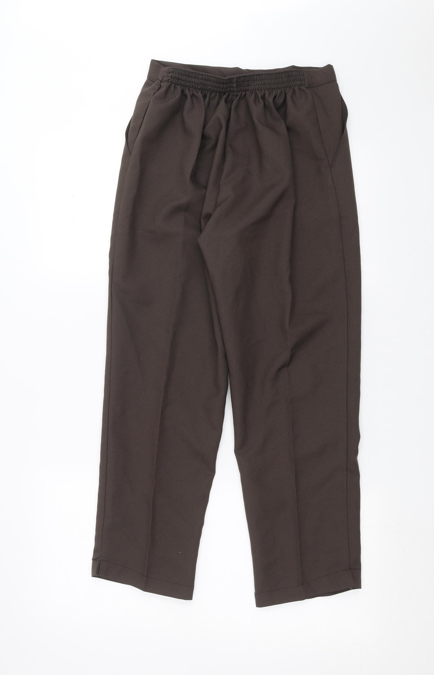 Preworn Womens Brown   Trousers  Size 12 L26 in