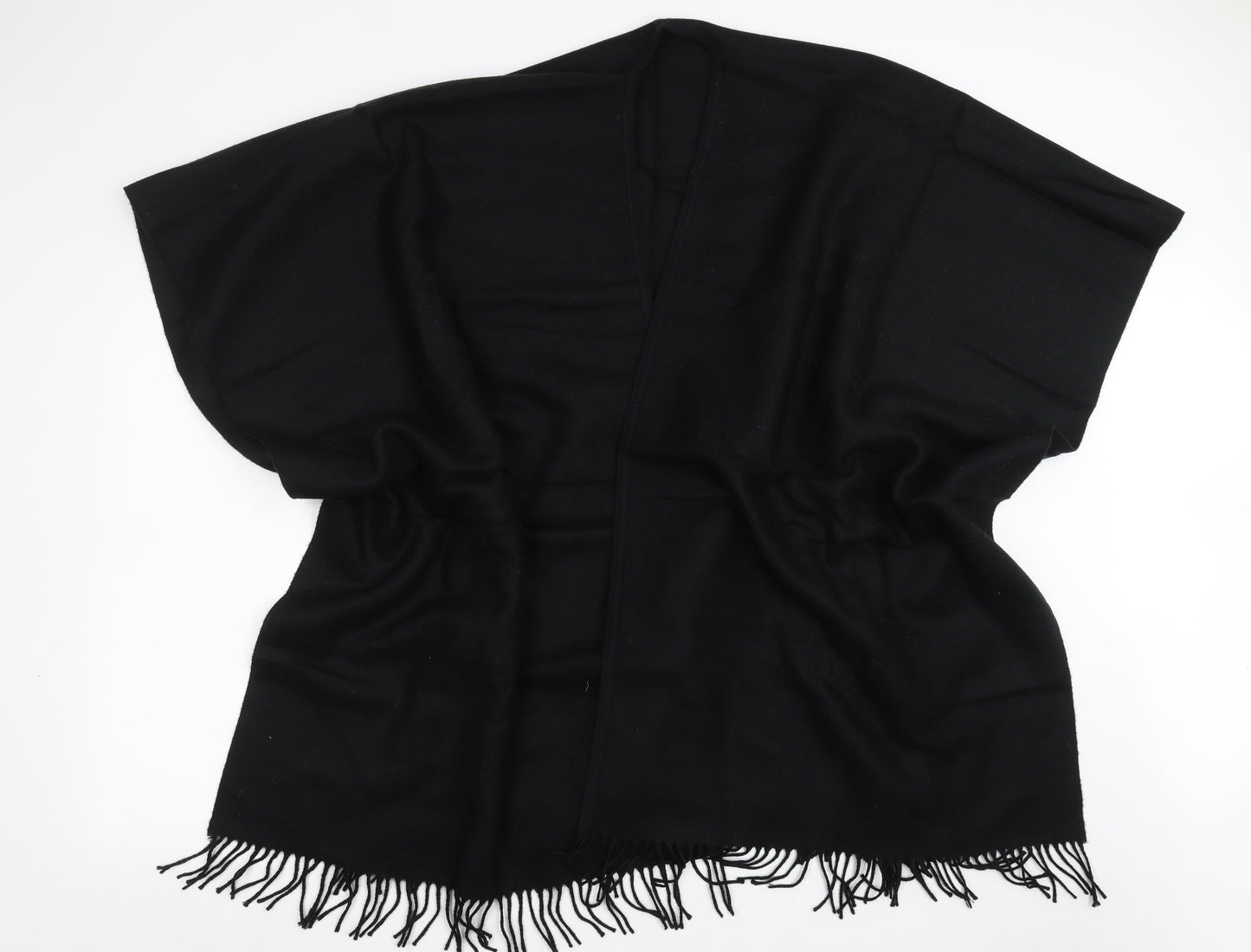 Preworn Womens Black    Shawl/Wrap