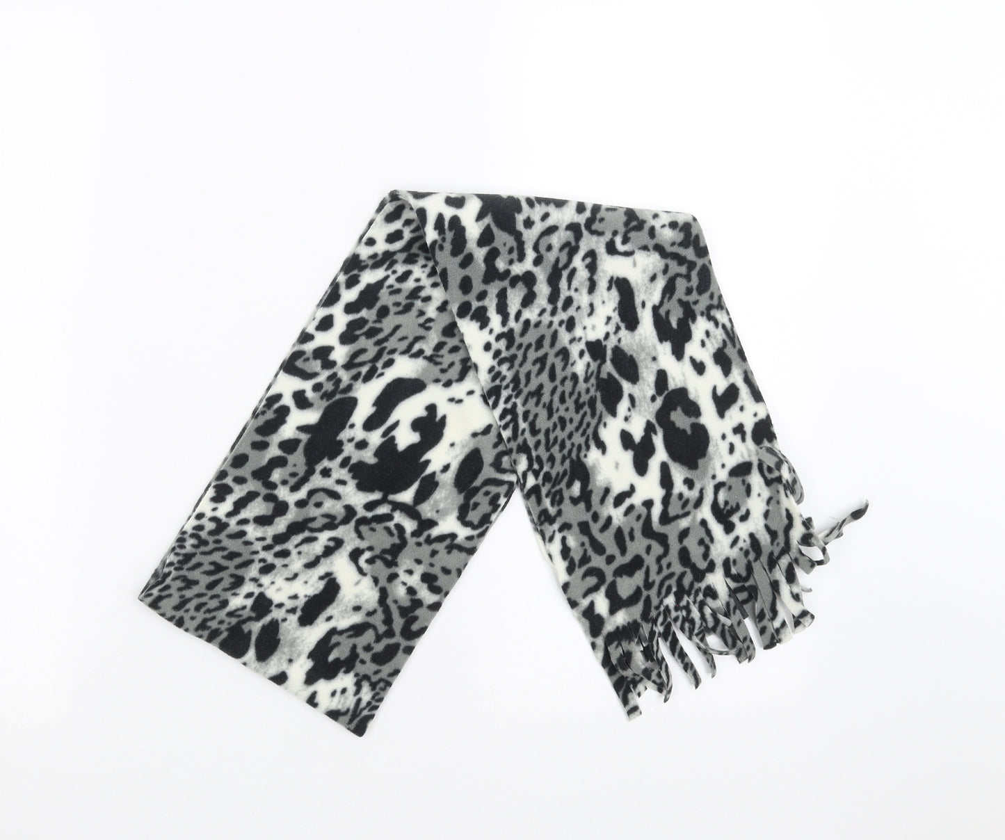 Preworn Womens Grey Animal Print   Scarf