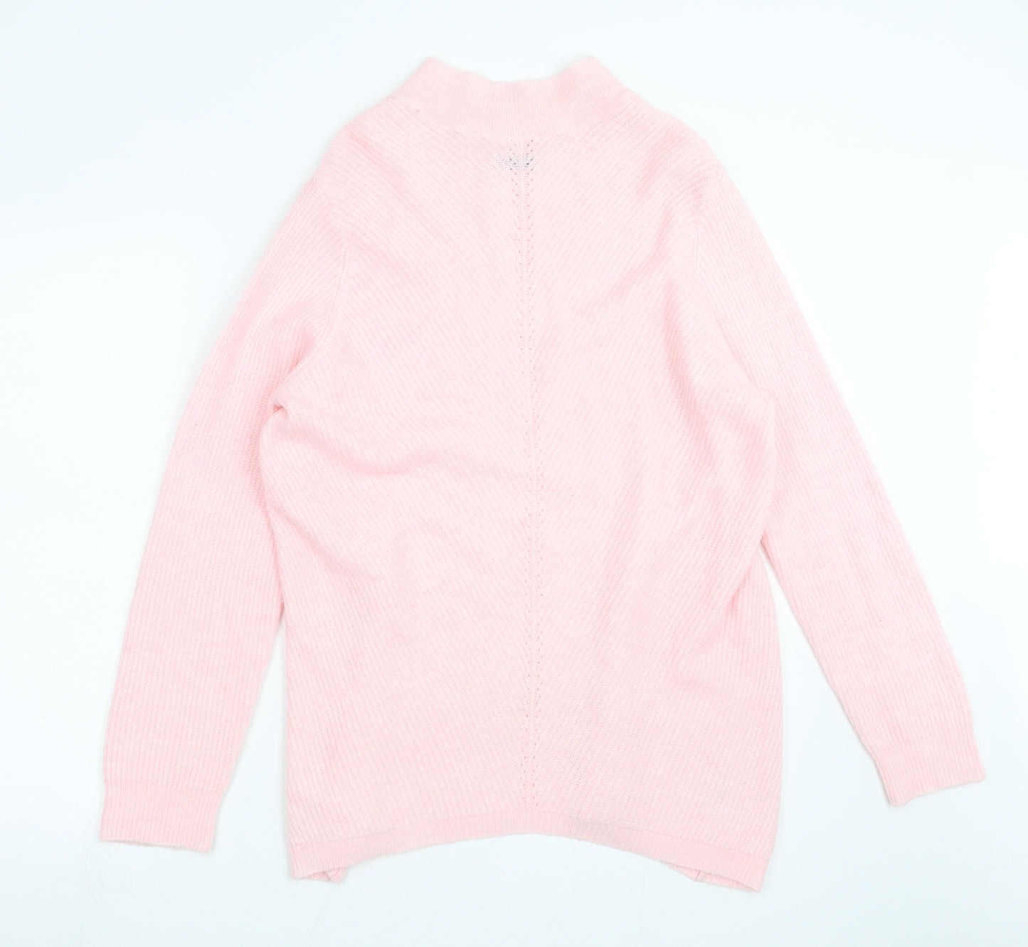 M&Co Womens Pink  Knit Pullover Jumper Size 16