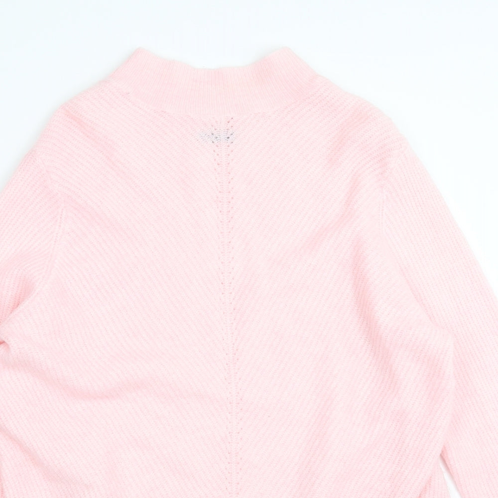 M&Co Womens Pink  Knit Pullover Jumper Size 16