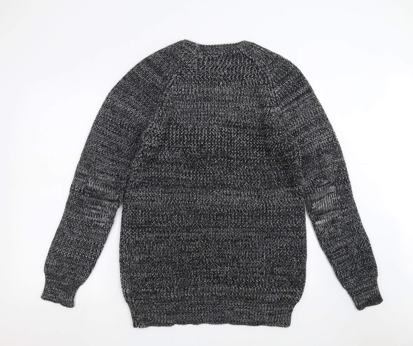 XACT Mens Grey  Knit Pullover Jumper Size L