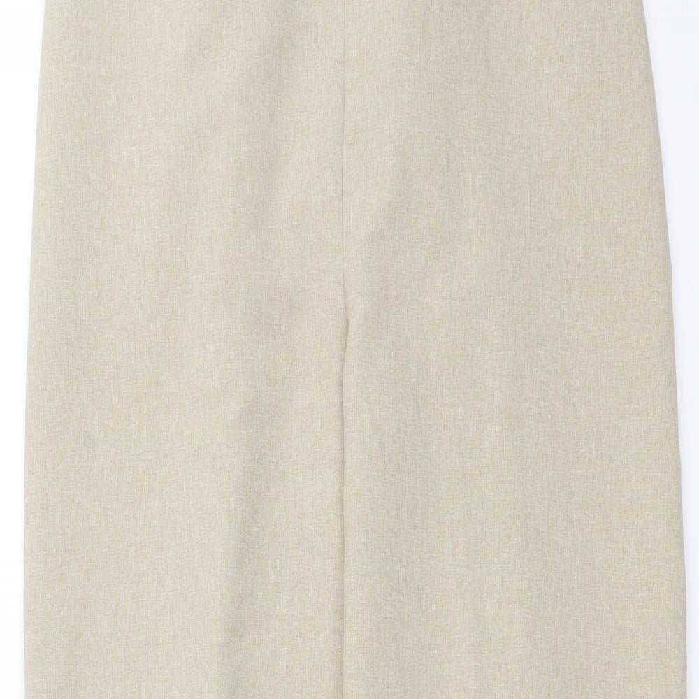 Preworn Womens Beige   Trousers  Size 12 L26 in