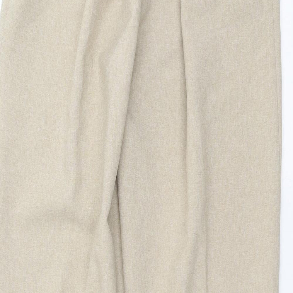 Preworn Womens Beige   Trousers  Size 12 L26 in
