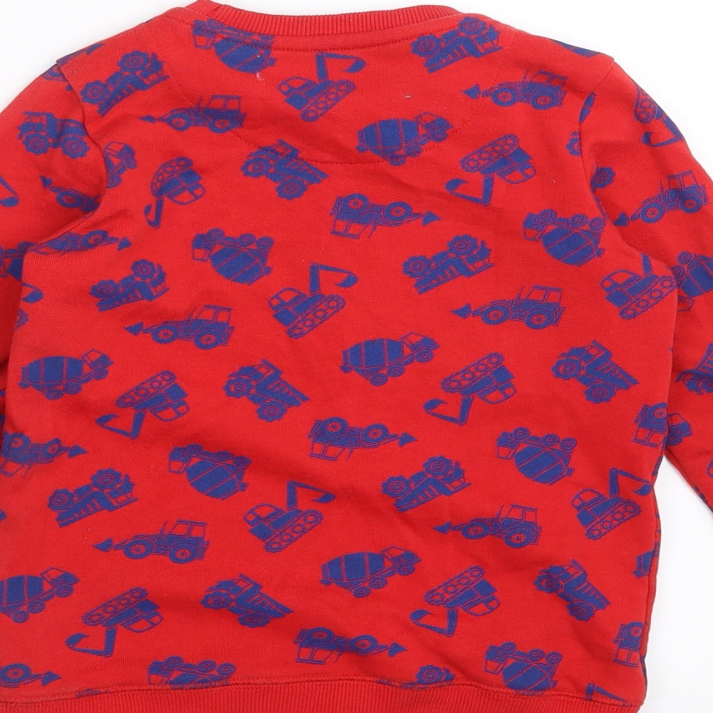 Nutmeg Boys Red   Pullover Sweatshirt Size 4-5 Years  - dude