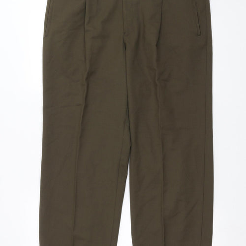 Saint Hilaire Mens Green   Trousers  Size 38 in L27 in