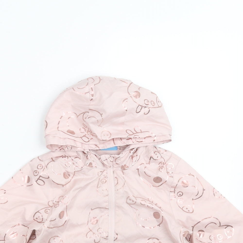 Tesco Girls Pink   Jacket  Size 12-18 Months  - Peppa Pig