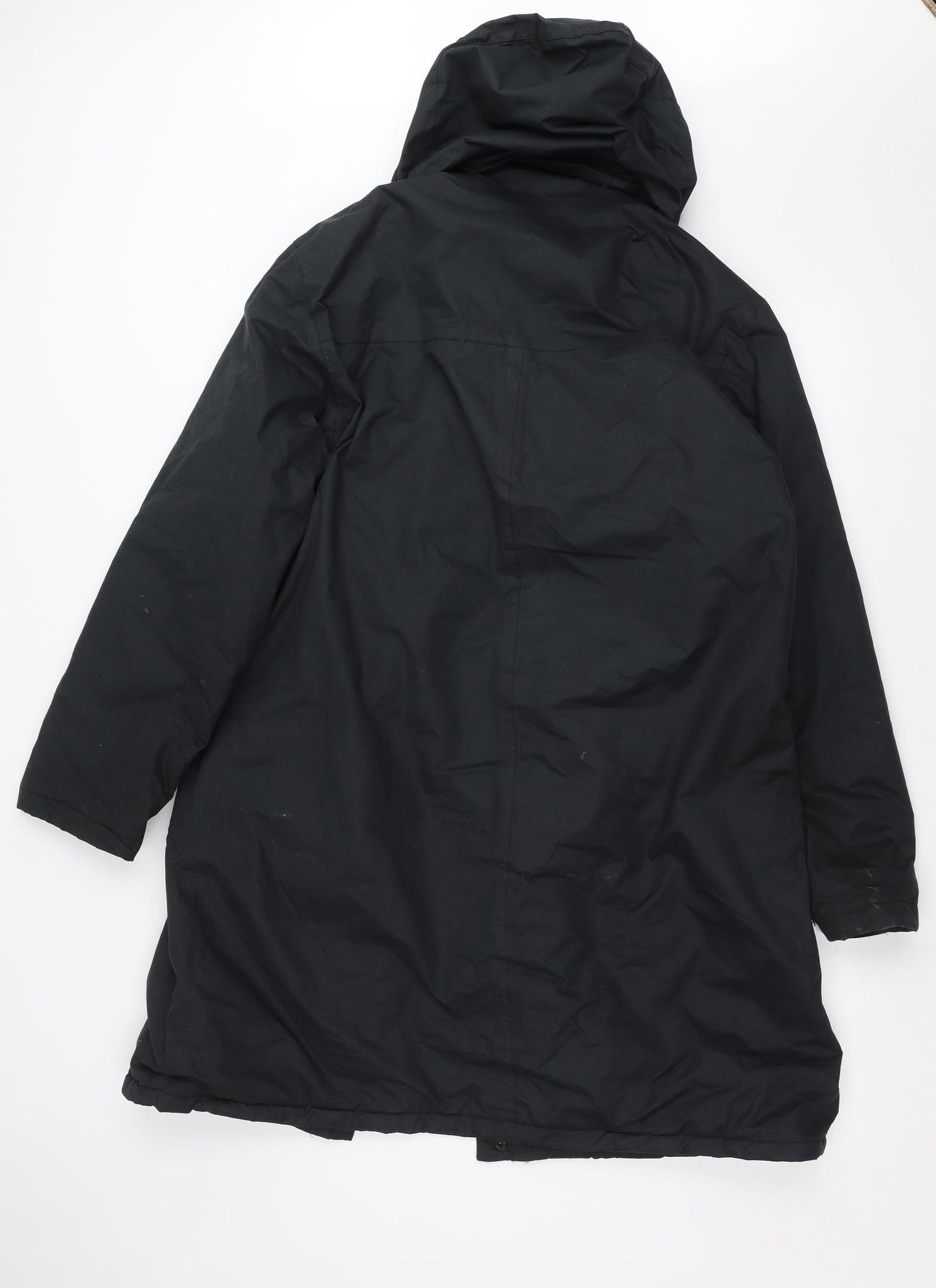 Amber Womens Black   Jacket Coat Size 18