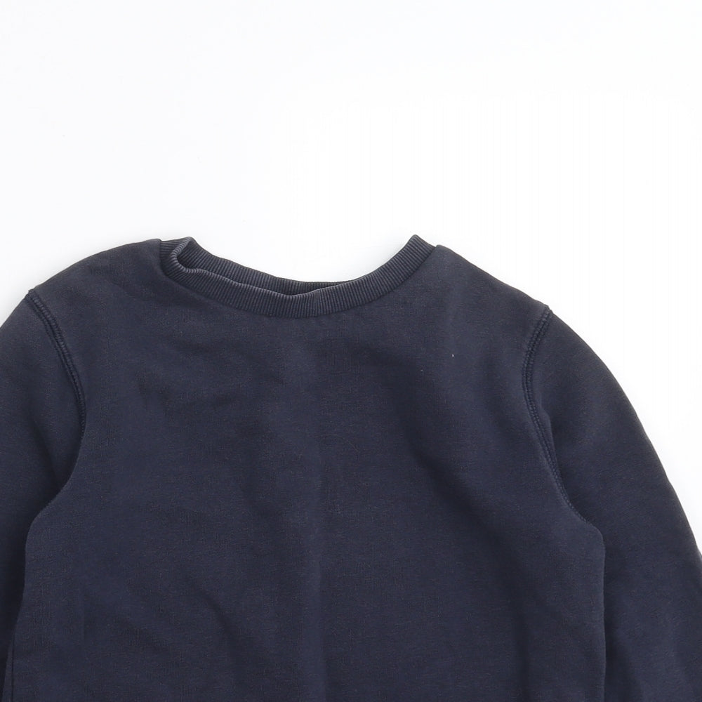 TU Boys Blue   Pullover Sweatshirt Size 6 Years  - school wear