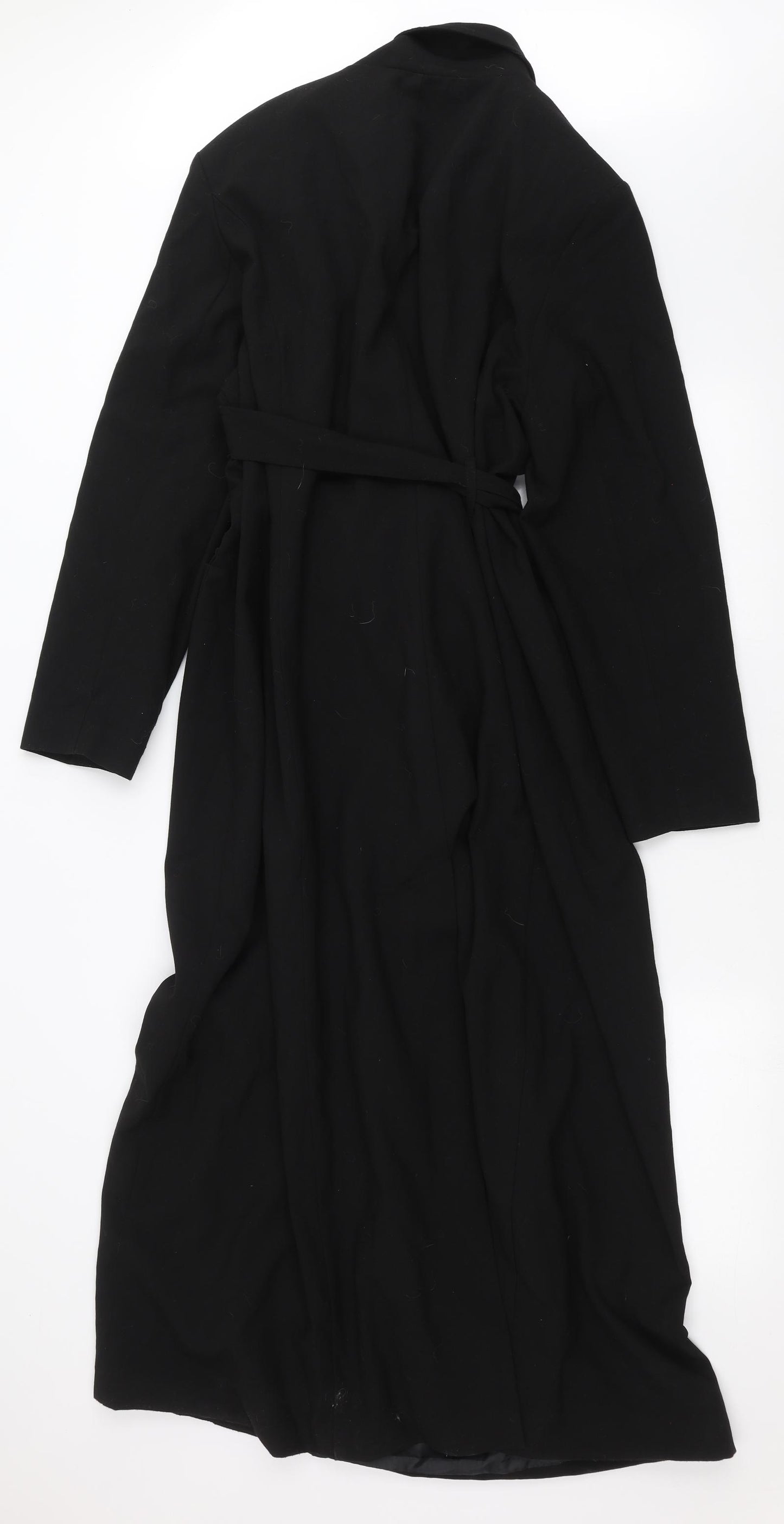 Simply Be Womens Black   Overcoat Coat Size 22