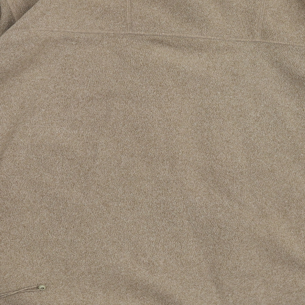 Marks and Spencer Mens Beige  Fleece Full Zip Jumper Size XL