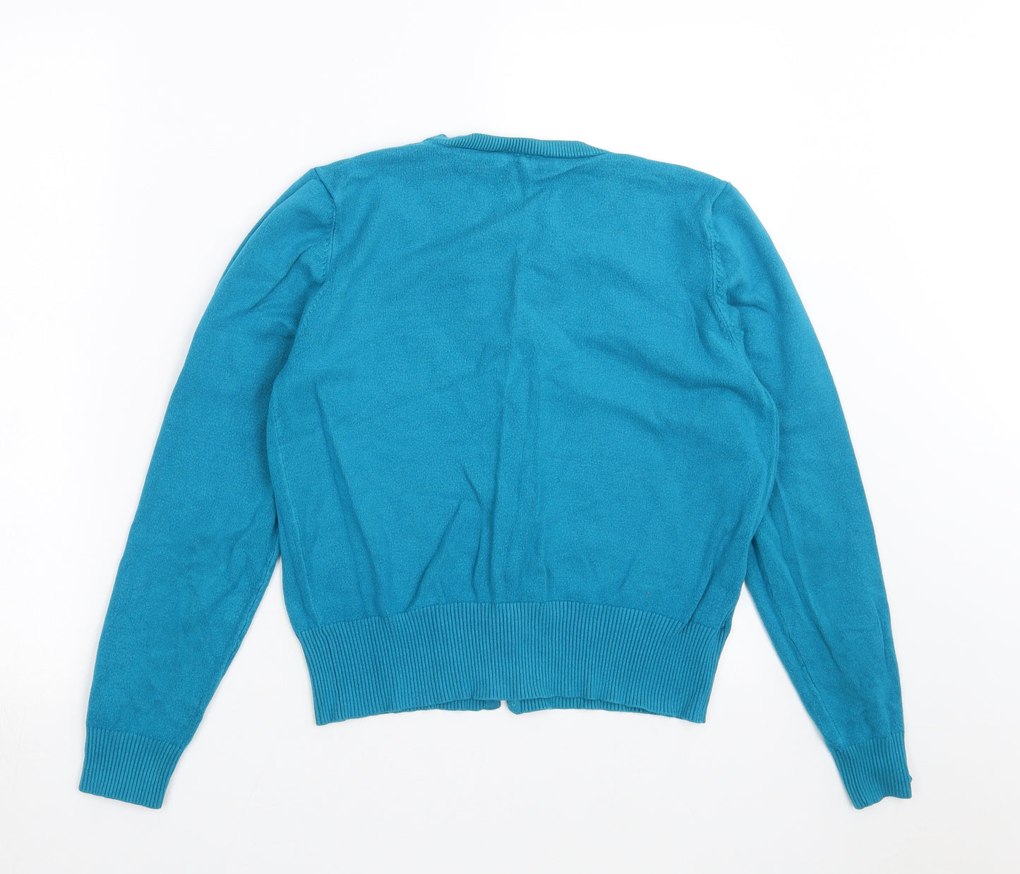 Papaya Womens Blue  Knit Cardigan Jumper Size 16