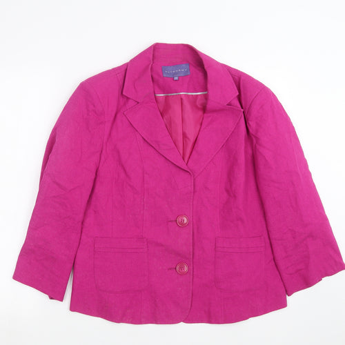 Autonomy Womens Pink   Jacket Suit Jacket Size 16