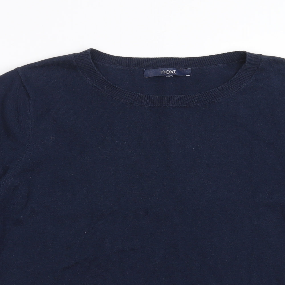 NEXT Womens Blue  Knit Pullover Jumper Size 14