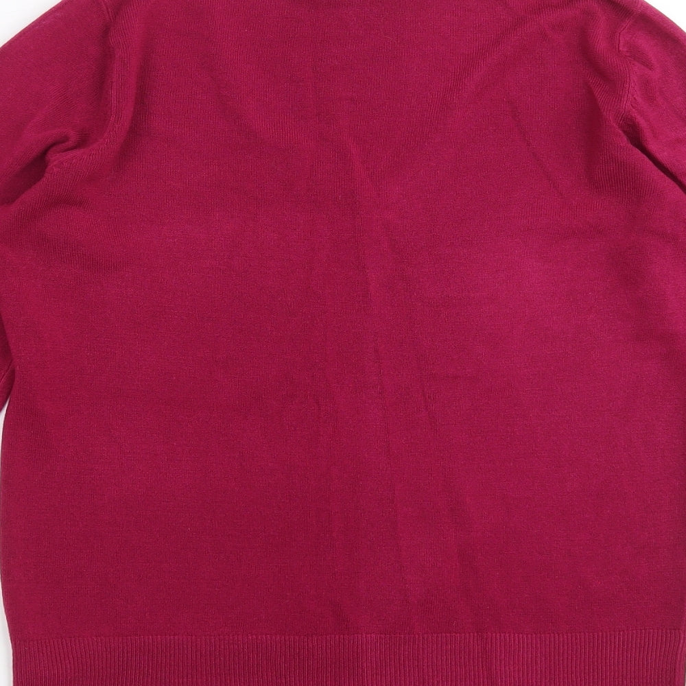 NEXT Womens Purple  Knit Pullover Jumper Size 12