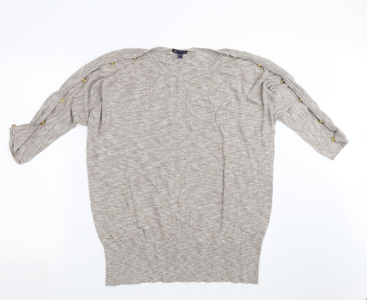 Gap Womens Beige  Knit Pullover Jumper Size XL