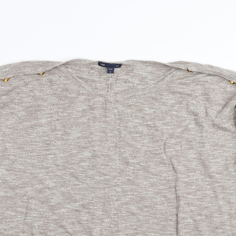 Gap Womens Beige  Knit Pullover Jumper Size XL