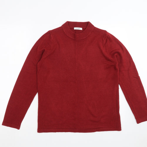 Marks and Spencer Womens Red  Knit Pullover Jumper Size 12