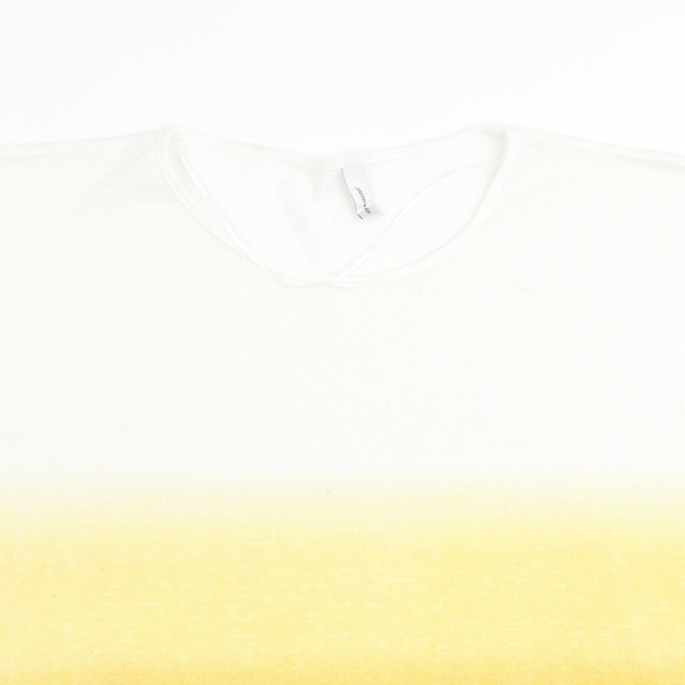 Soyaconcept Womens Yellow  Knit Pullover Jumper Size XL