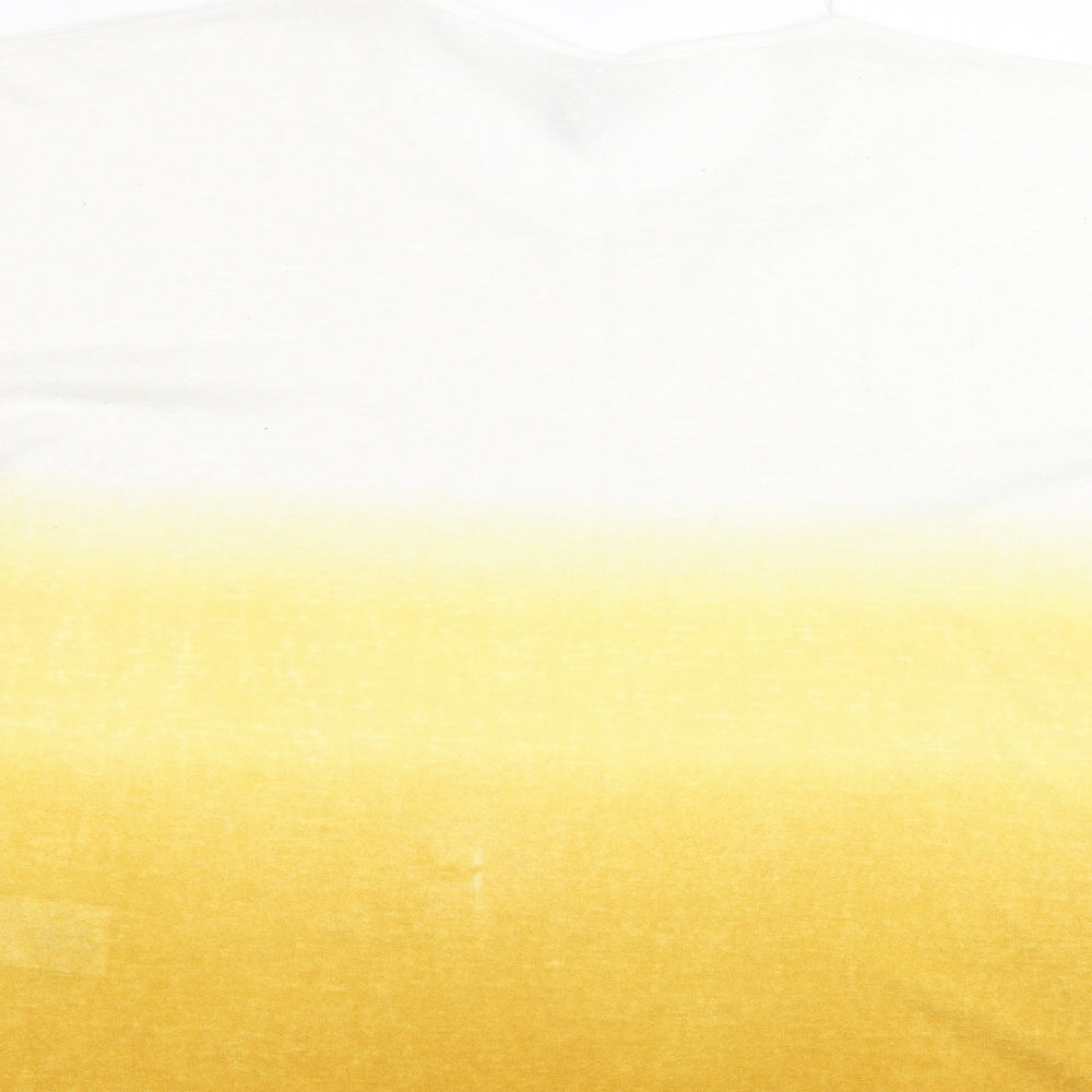 Soyaconcept Womens Yellow  Knit Pullover Jumper Size XL