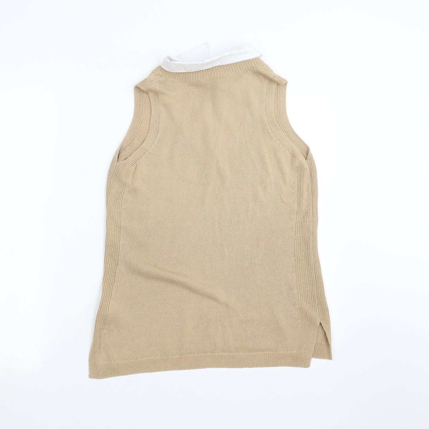 NEXT Womens Beige  Knit Pullover Jumper Size S