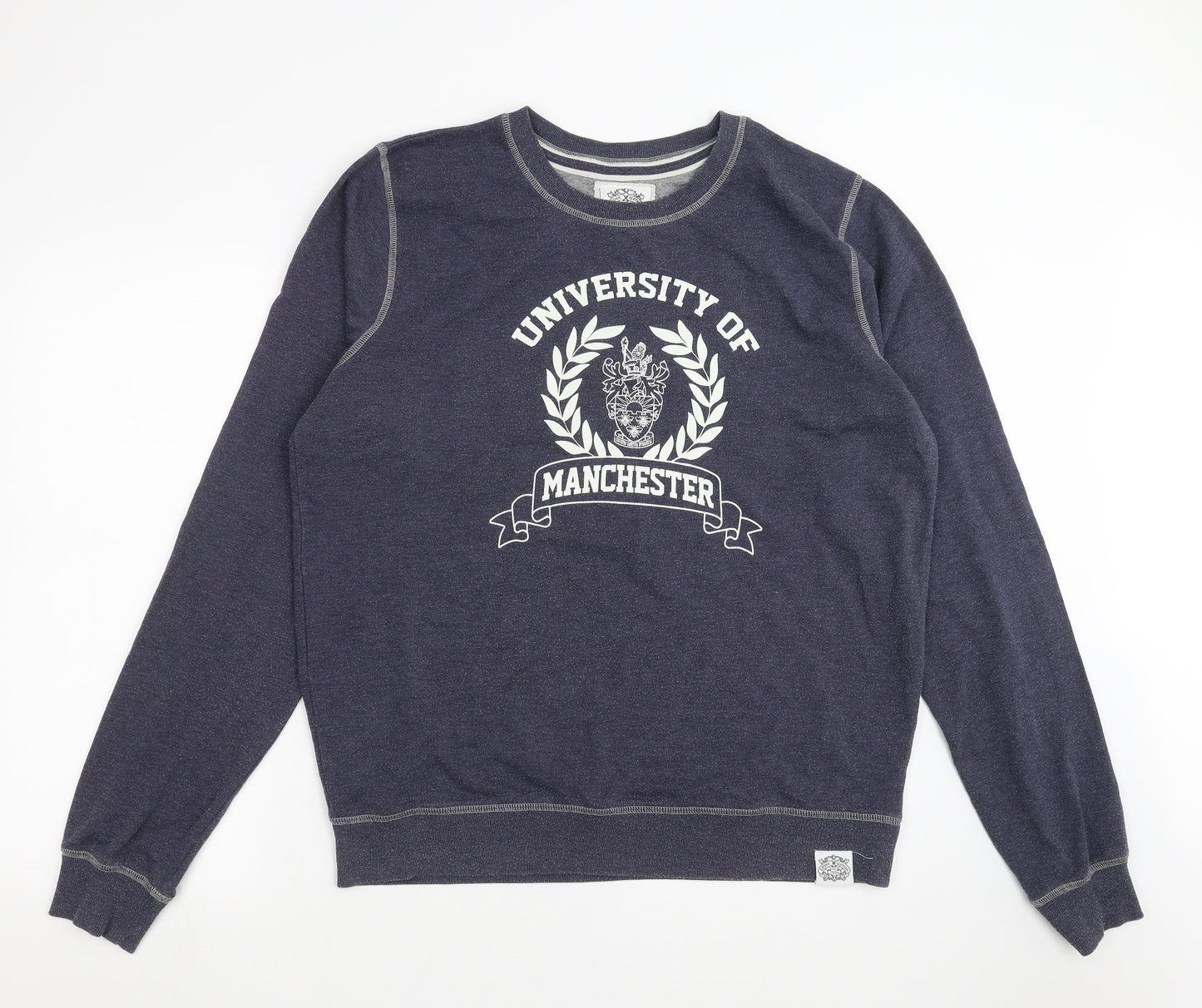 Epona Clothing Mens Blue   Pullover Sweatshirt Size XL  - university of manchester