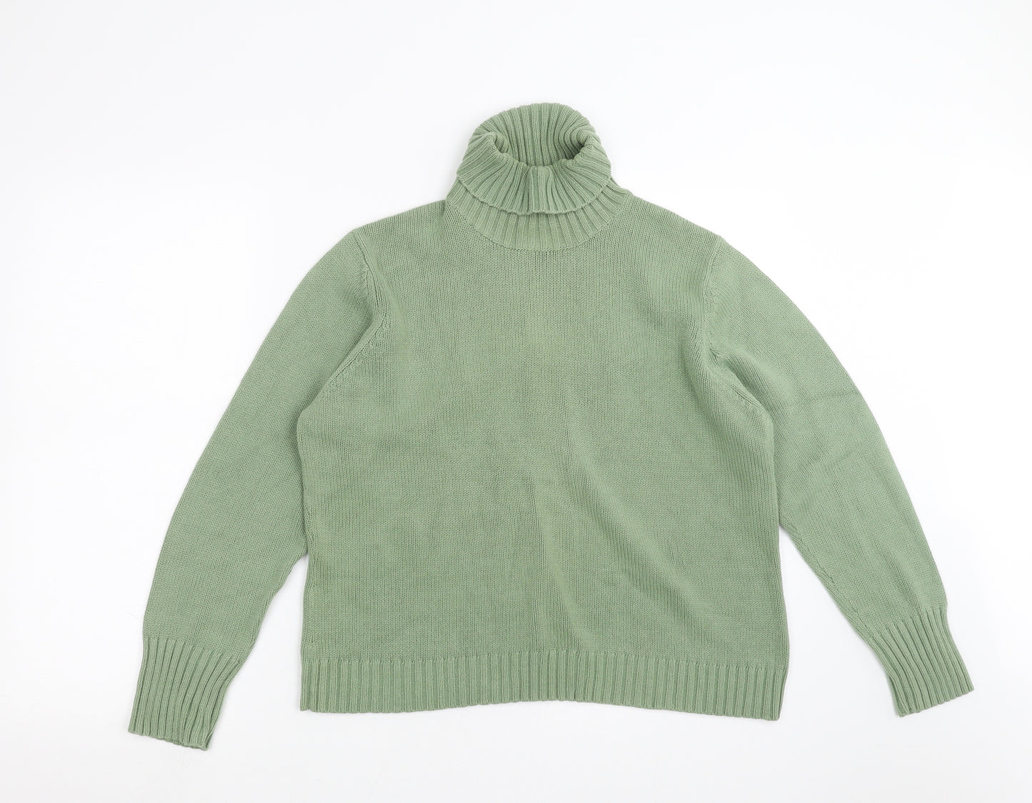 Marks and Spencer Womens Green  Knit Pullover Jumper Size 20