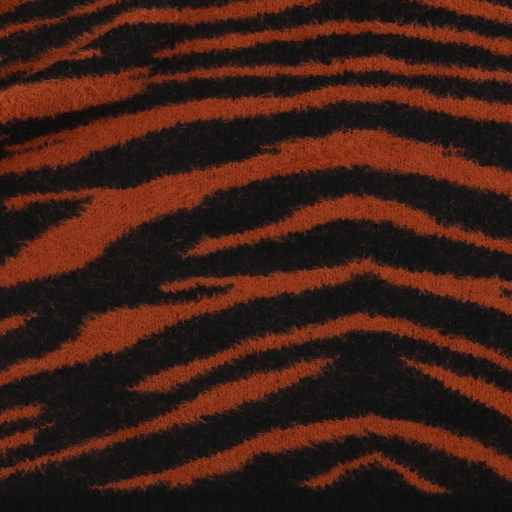 NEXT  Womens Black Animal Print  Pullover Jumper Size M