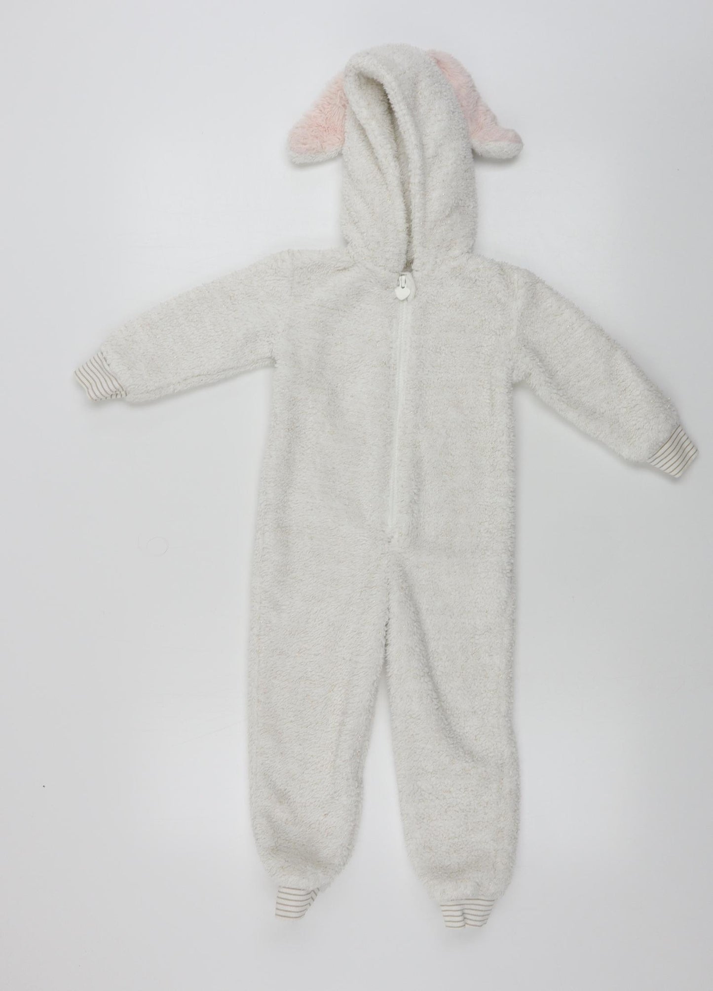F&F  Girls White    One Piece Size 2-3 Years