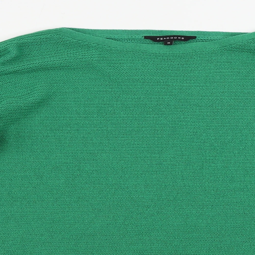 Peacocks  Womens Green   Pullover Jumper Size M