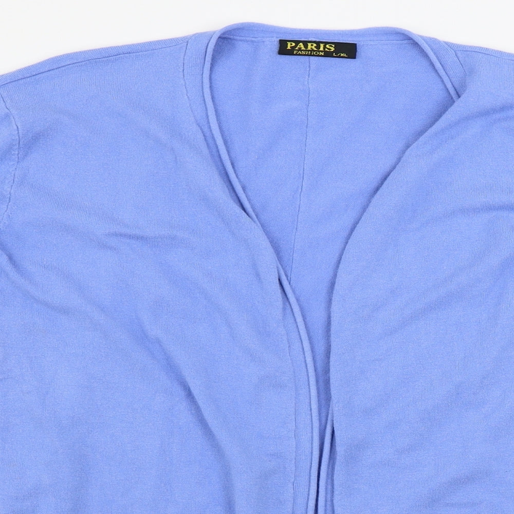 Paris Womens Blue   Cardigan Jumper Size L