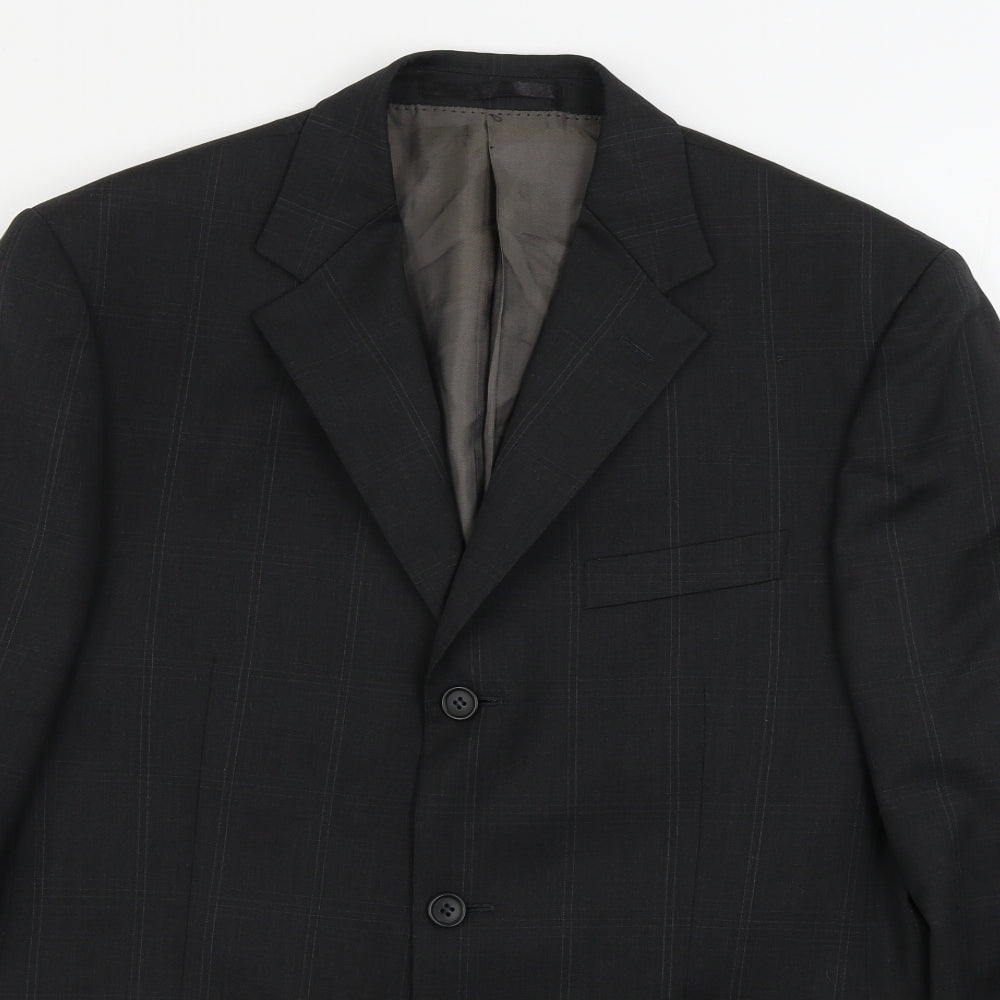Marks and Spencer  Mens Black   Jacket Blazer Size 40